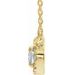 French-Set Halo-Style Necklace or Center