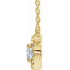 French-Set Halo-Style Necklace or Center