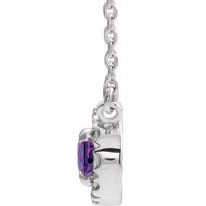 French-Set Halo-Style Necklace or Center