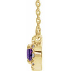 French-Set Halo-Style Necklace or Center