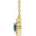 French-Set Halo-Style Necklace or Center