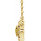 French-Set Halo-Style Necklace or Center