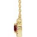 French-Set Halo-Style Necklace or Center