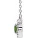 French-Set Halo-Style Necklace or Center