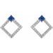 Accented Geometric Earrings