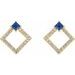 Accented Geometric Earrings