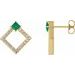 Accented Geometric Earrings