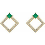 Accented Geometric Earrings