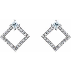 Accented Geometric Earrings