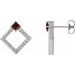 Accented Geometric Earrings
