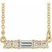 Accented Bar Necklace or Center