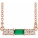 Accented Bar Necklace or Center