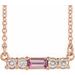 Accented Bar Necklace or Center