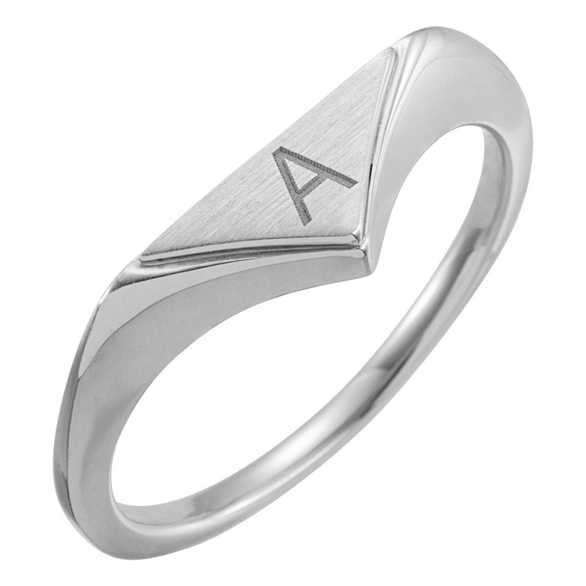 Geometric Signet Ring