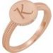 Round Signet Ring