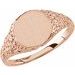 Round Nugget Signet Ring