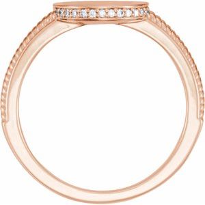Round Signet Ring