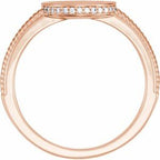 Round Signet Ring