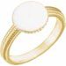Round Signet Ring