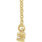 Accented Bar Necklace or Center
