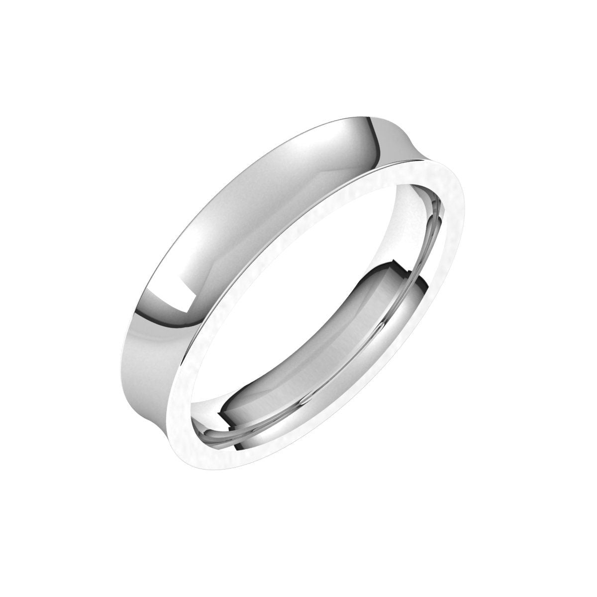 Comfort-Fit Concave Band