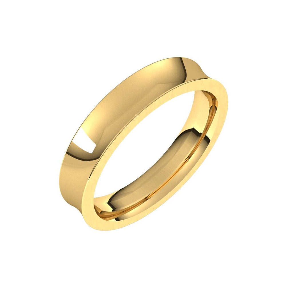 Comfort-Fit Concave Band