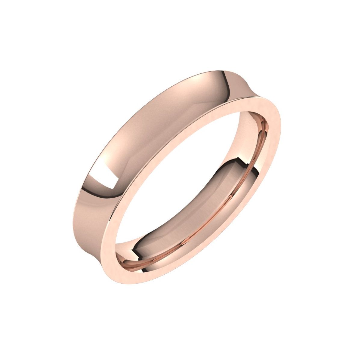 Comfort-Fit Concave Band
