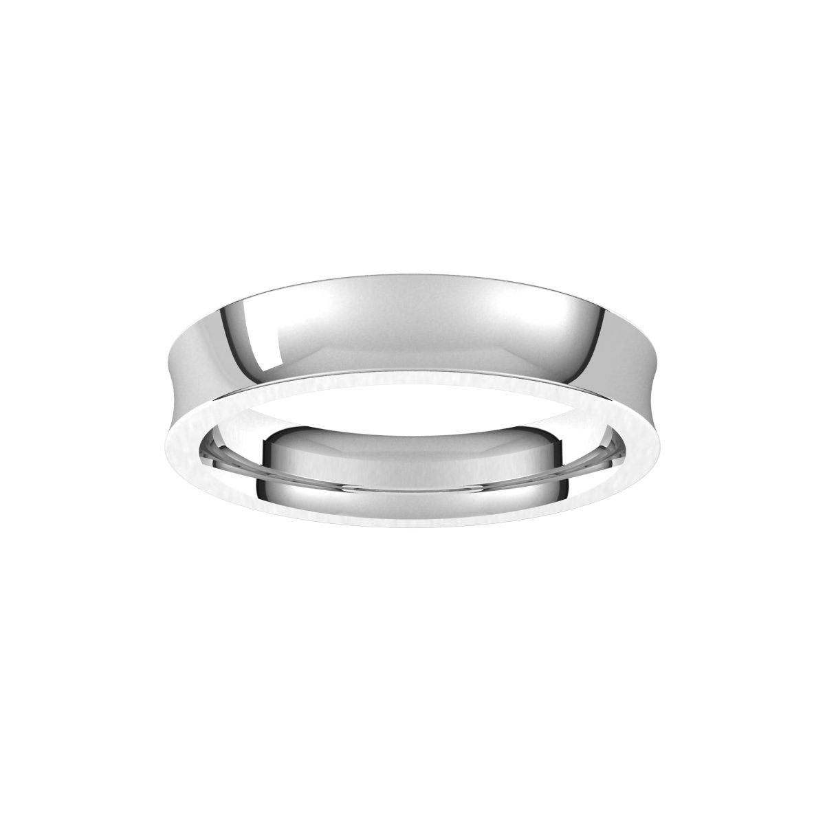 Comfort-Fit Concave Band