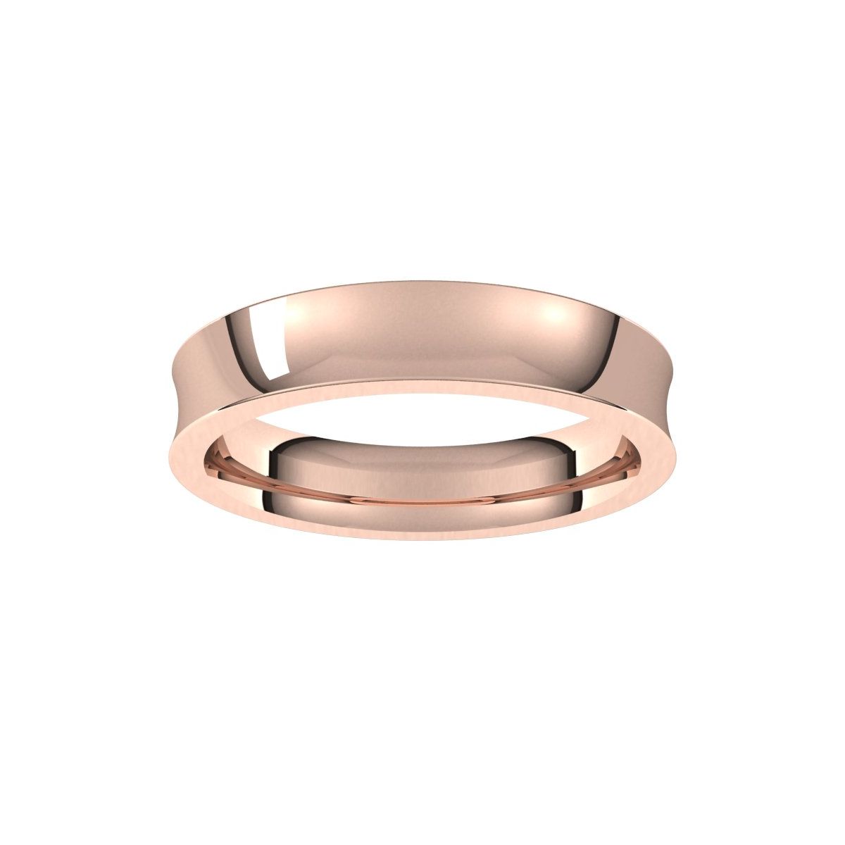 Comfort-Fit Concave Band