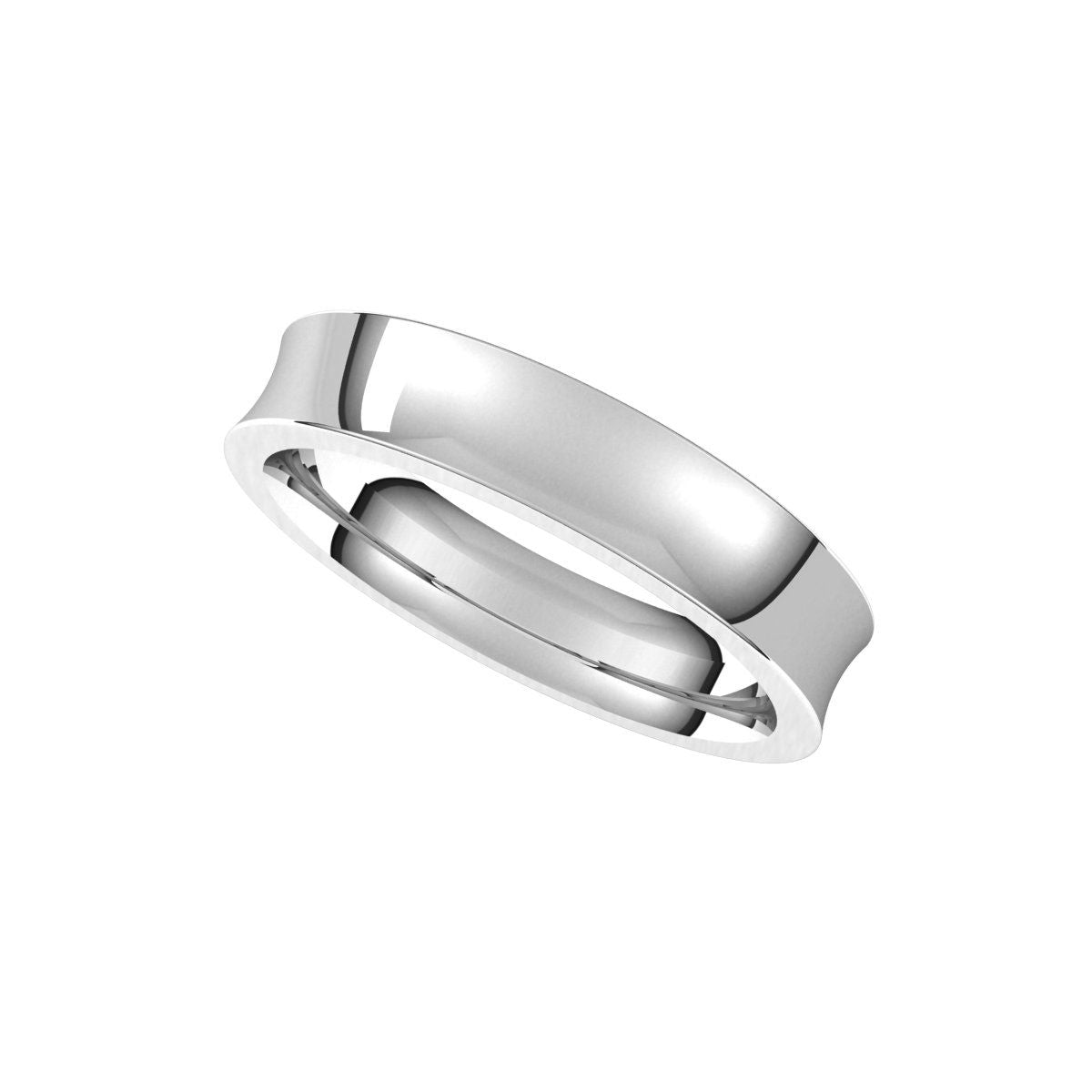 Comfort-Fit Concave Band