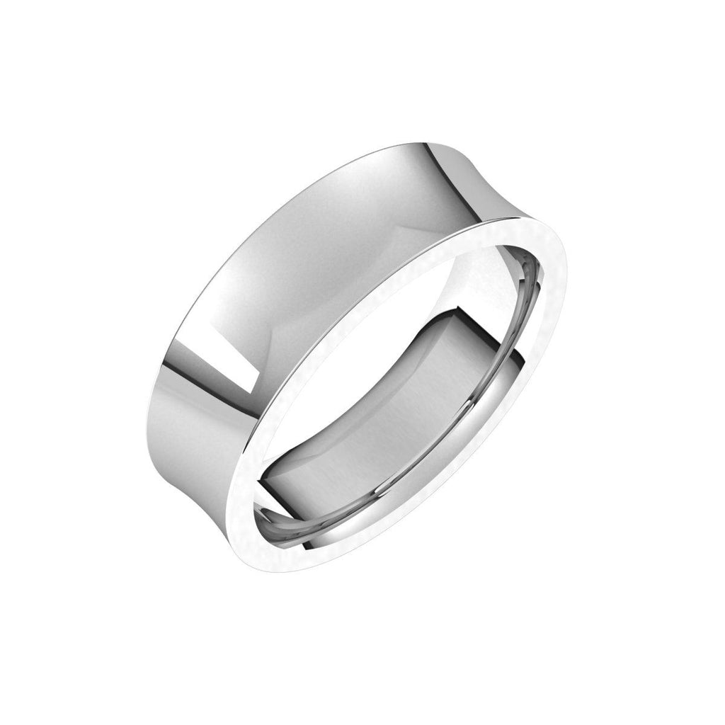 Comfort-Fit Concave Band