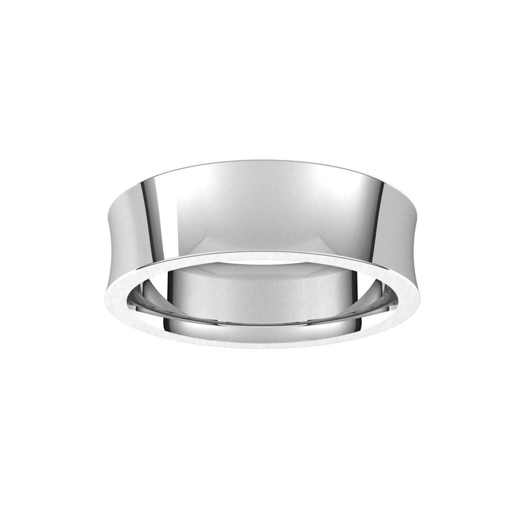 Comfort-Fit Concave Band
