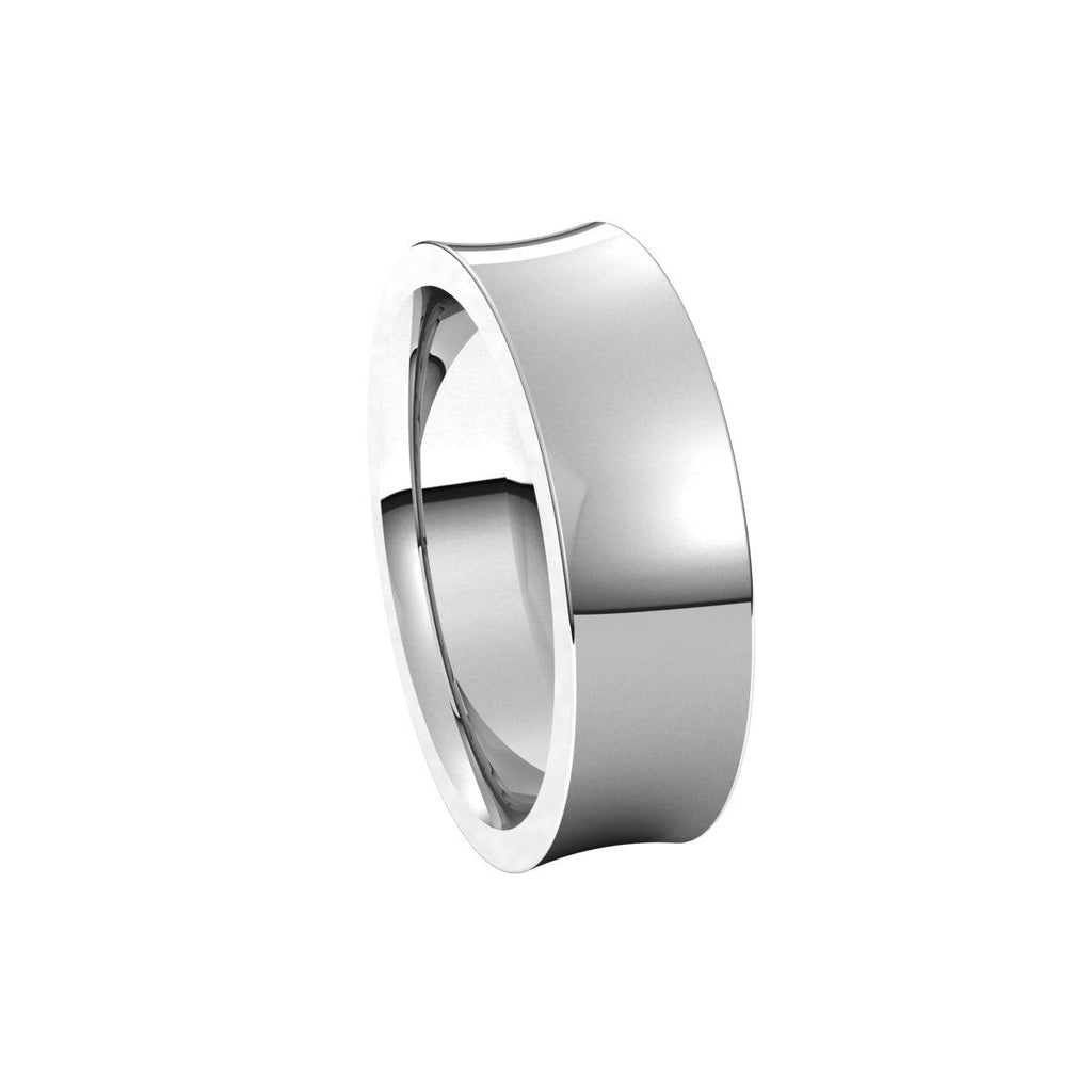 Comfort-Fit Concave Band