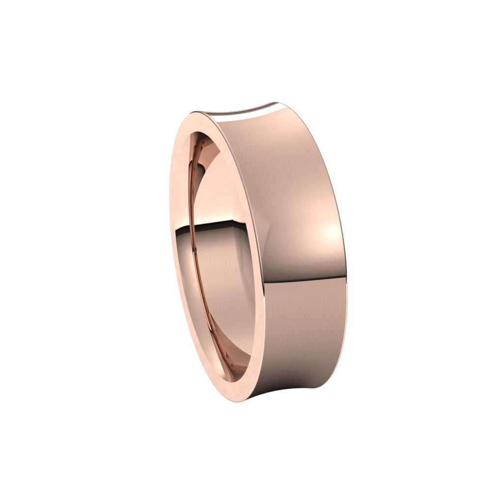 Comfort-Fit Concave Band