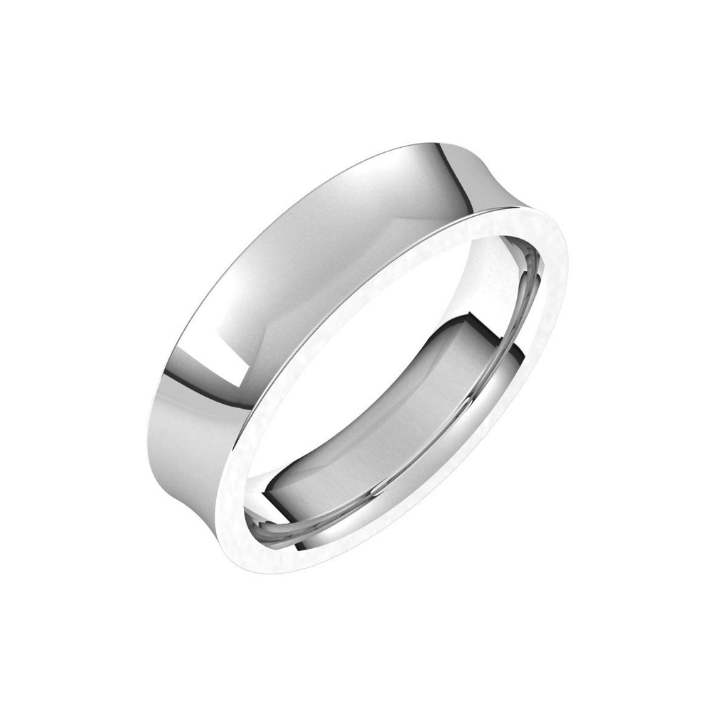 Comfort-Fit Concave Band