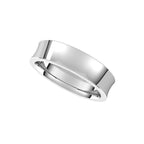 Comfort-Fit Concave Band