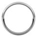 Double Milgrain Comfort-Fit Half Round Band