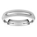 Double Milgrain Comfort-Fit Half Round Band