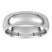 Double Milgrain Comfort-Fit Half Round Band