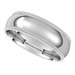 Double Milgrain Comfort-Fit Half Round Band