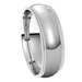 Double Milgrain Comfort-Fit Half Round Band