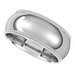 Double Milgrain Comfort-Fit Half Round Band