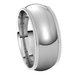 Double Milgrain Comfort-Fit Half Round Band