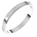 Stepped-Edge Flat Band