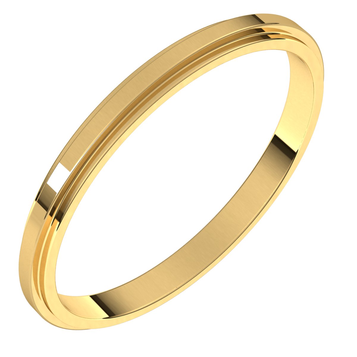 Stepped-Edge Flat Band