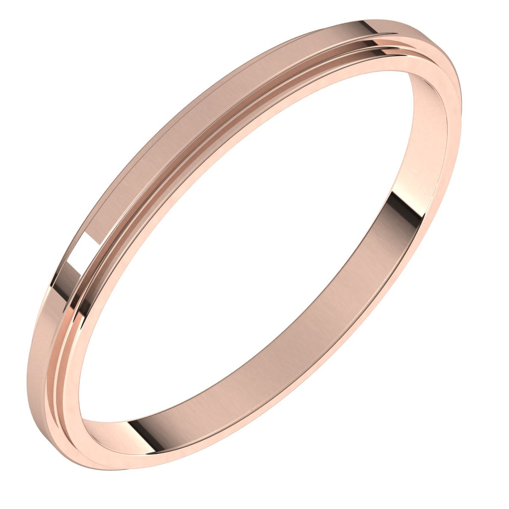Stepped-Edge Flat Band