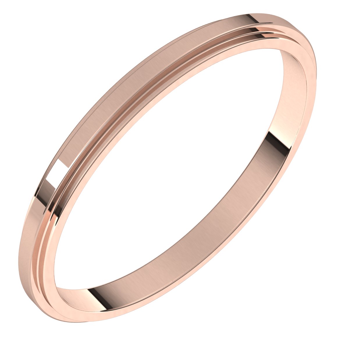Stepped-Edge Flat Band