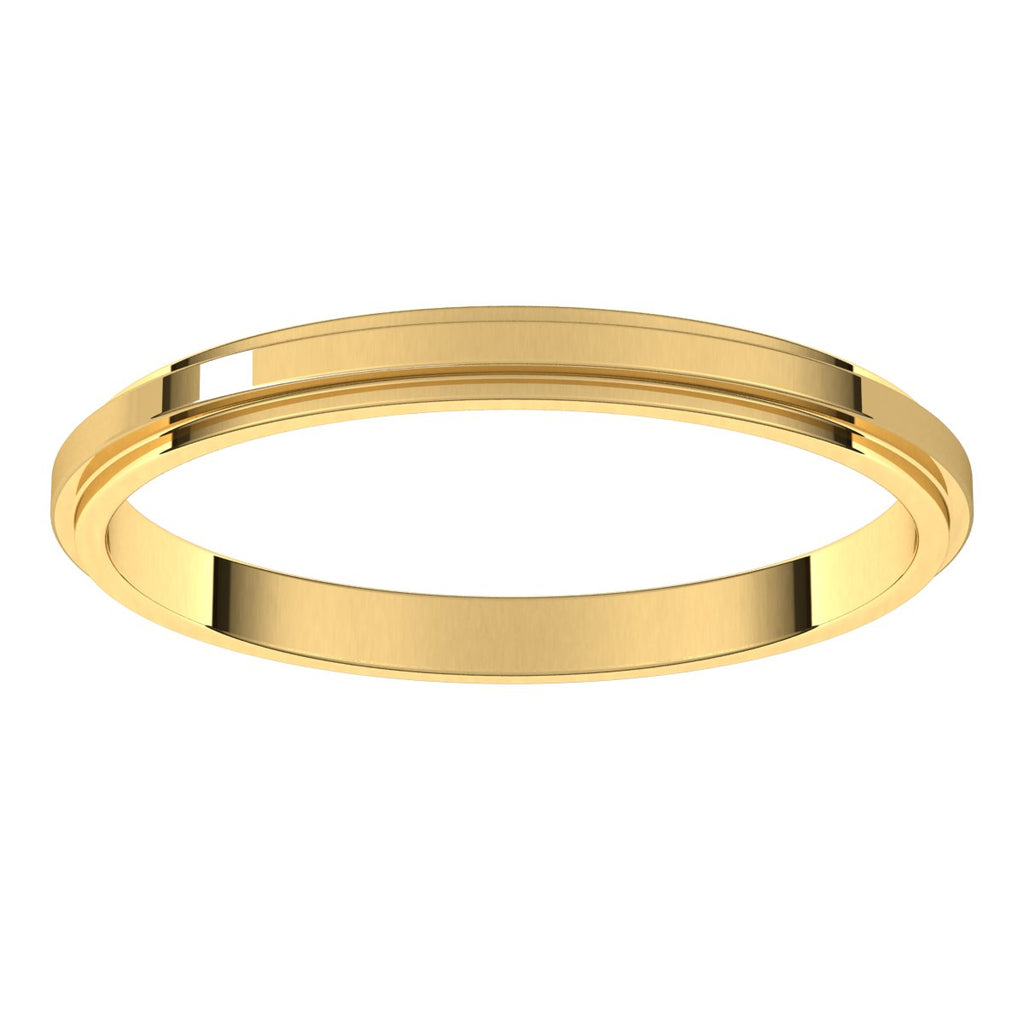 Stepped-Edge Flat Band