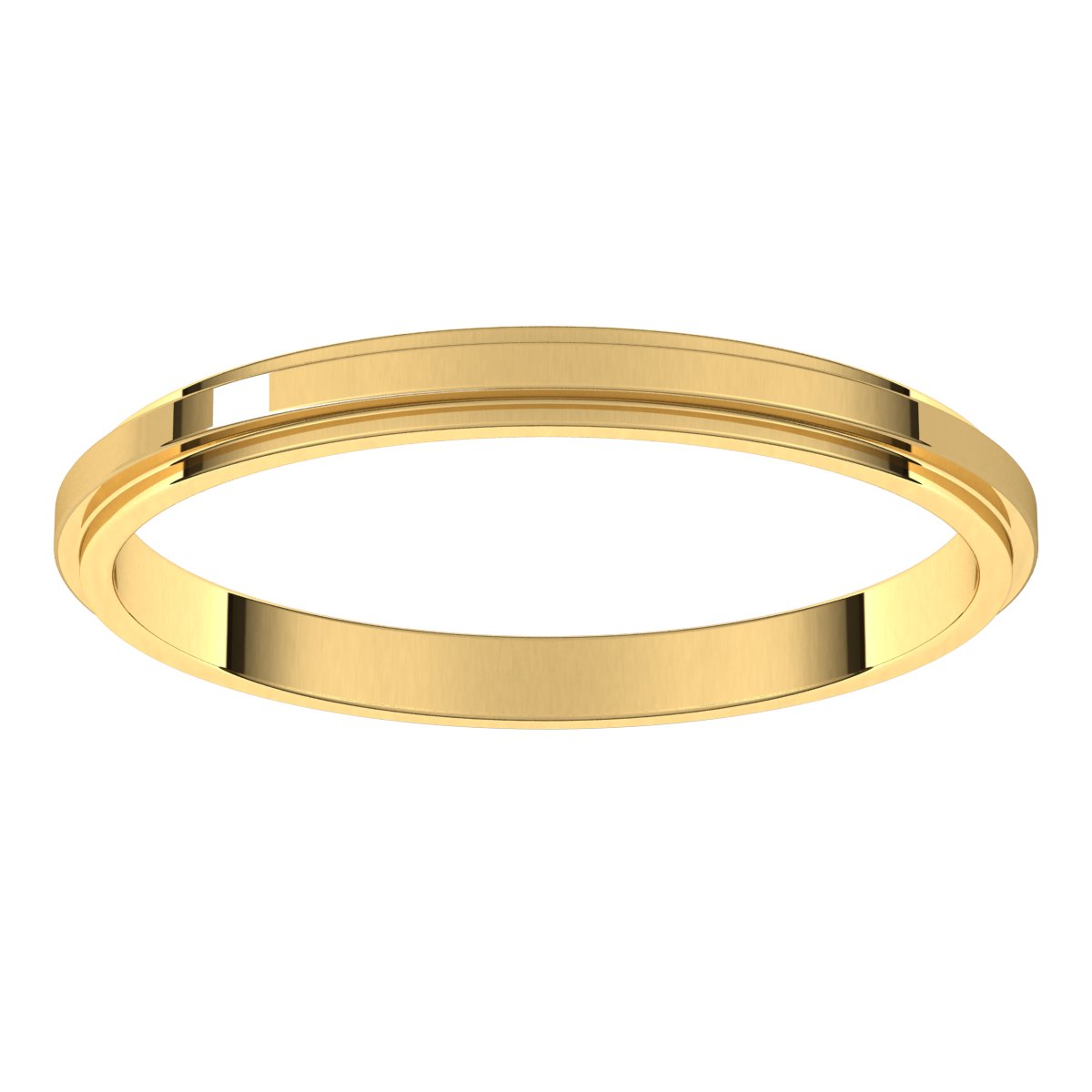 Stepped-Edge Flat Band