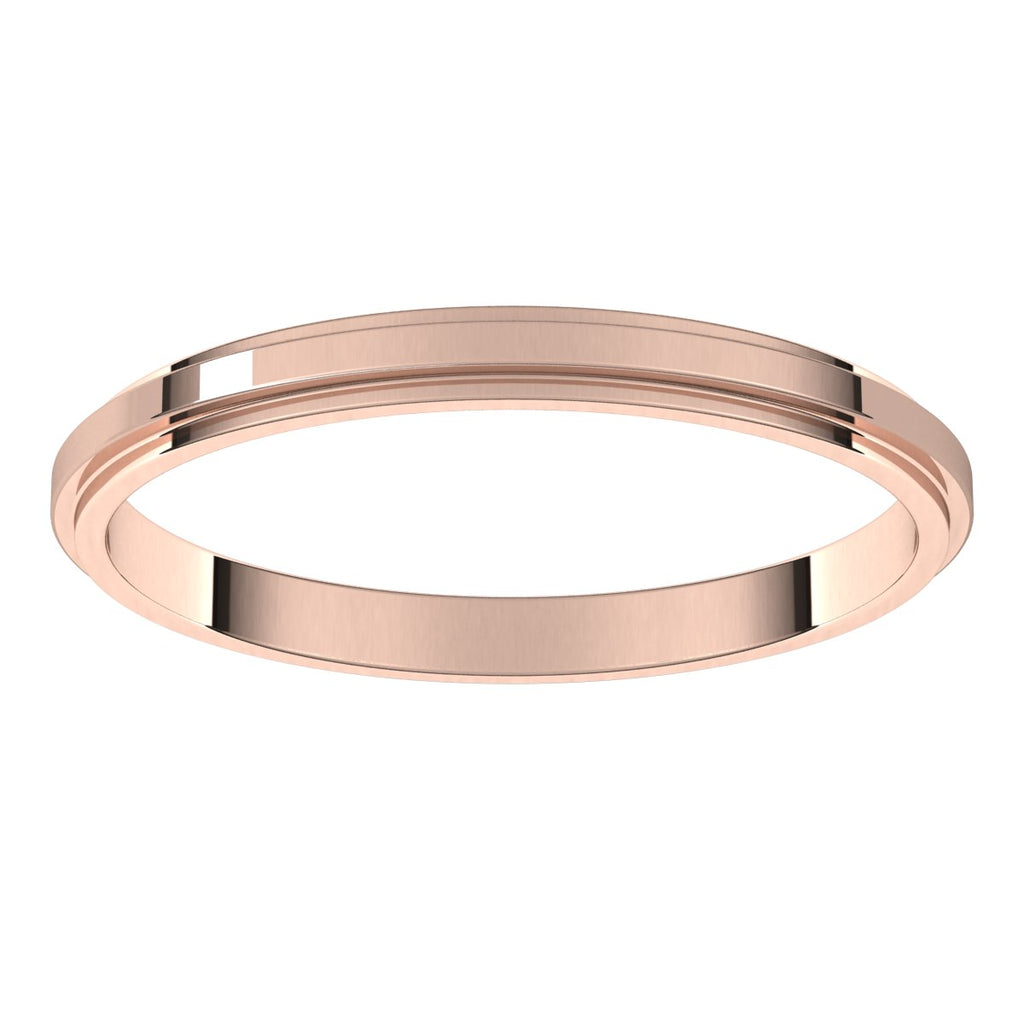 Stepped-Edge Flat Band